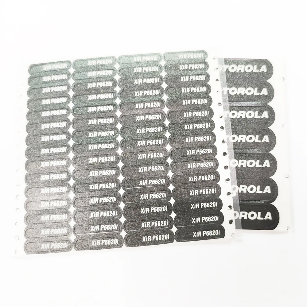50Pairs Model Labels For XIR P6620i Repair Parts