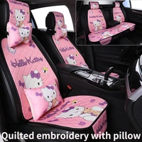 takara tomy four seasons universal cartoon hello kitty pikachu new car quilted embroidery wear resistant breathable cushion set
