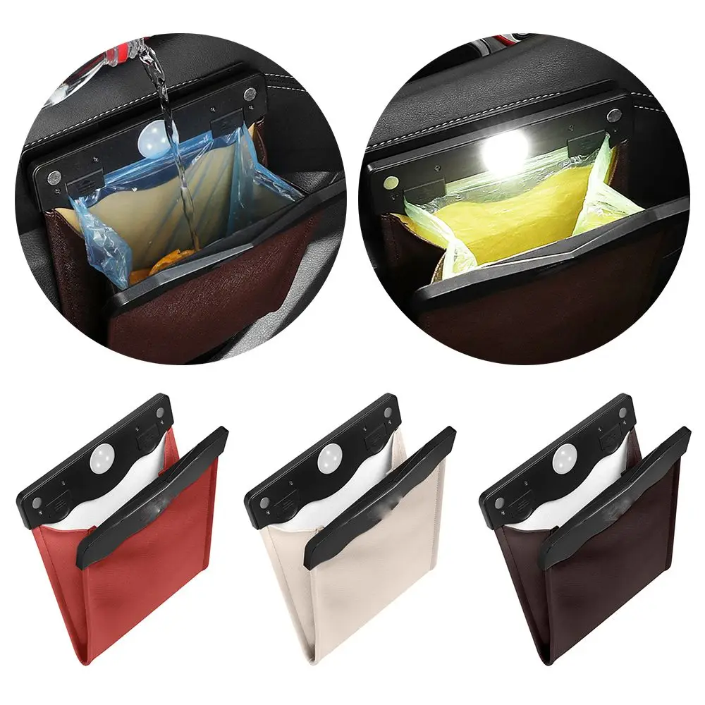 

Светодиодный функциональная светодиодная подсветка, карманная подставка для мусора, автомобильное сиденье, зазор для мусорного бака, авто...