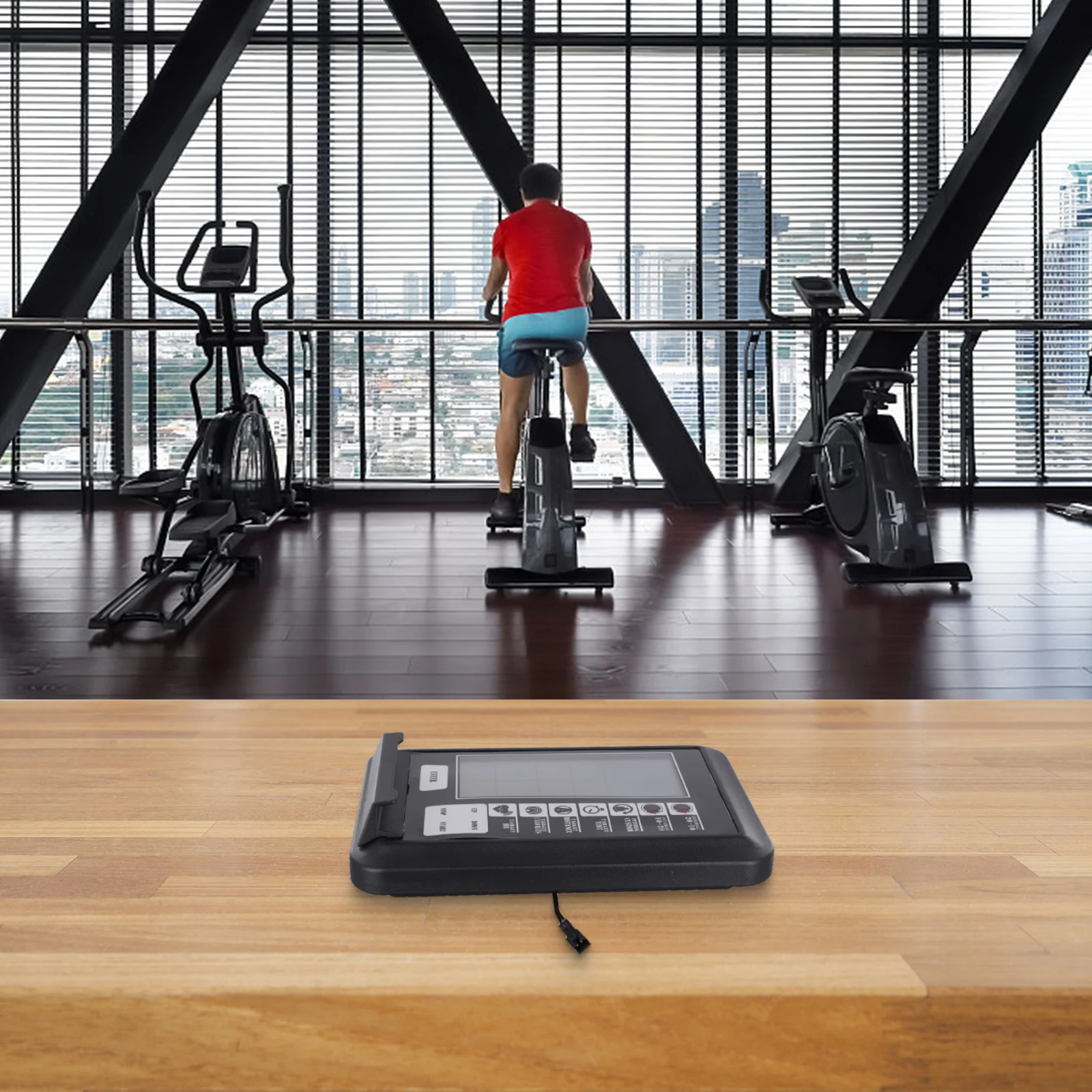 Пластиковый дисплей спидометра для велотренажеров с многофункциональными