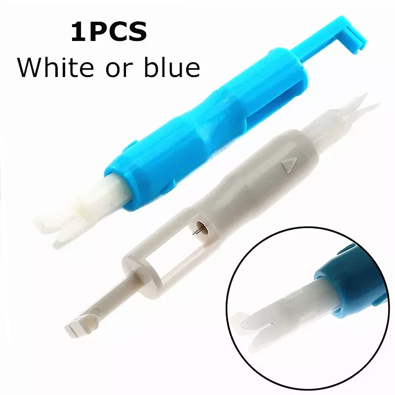 

1Pc Hot Selling Needle Threader Stitch Insertion Tool for Sewing Machine Needle Inserter Manual Needle Threader Sewing Tool