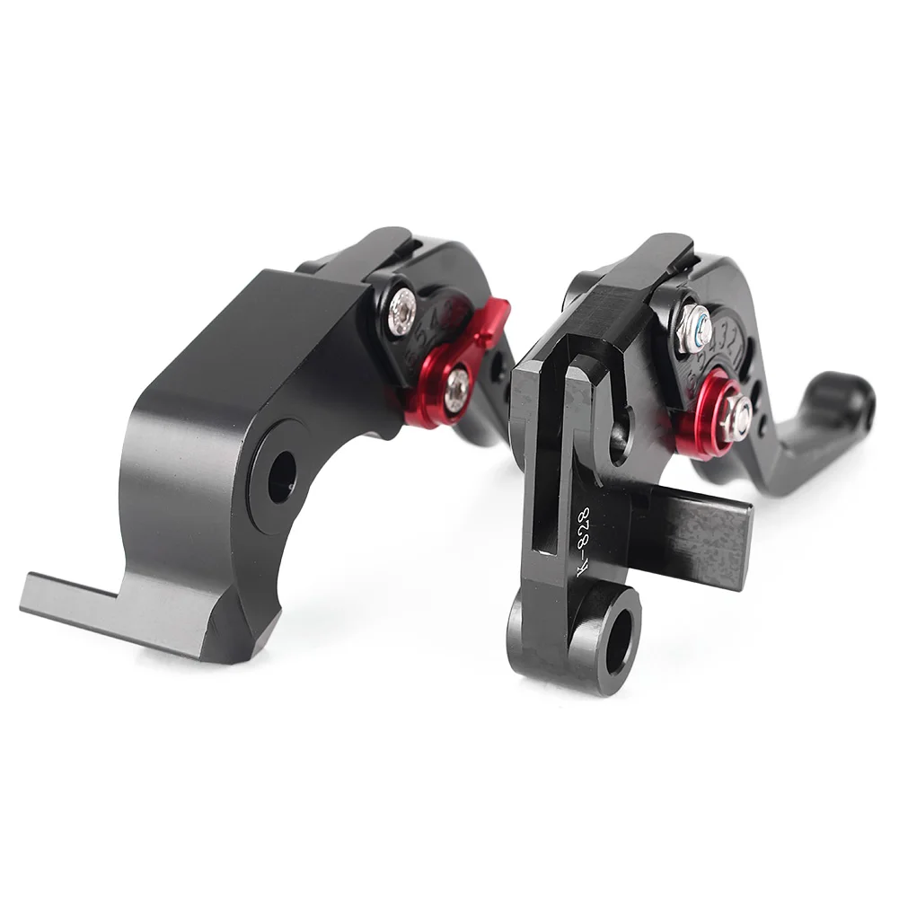 ЧПУ Короткие Рычаги тормозной муфты для Kawasaki Ninja 2006-2012 ZX10R &amp 2007-2013 ZX6R 2011-2012 Z750RBlack