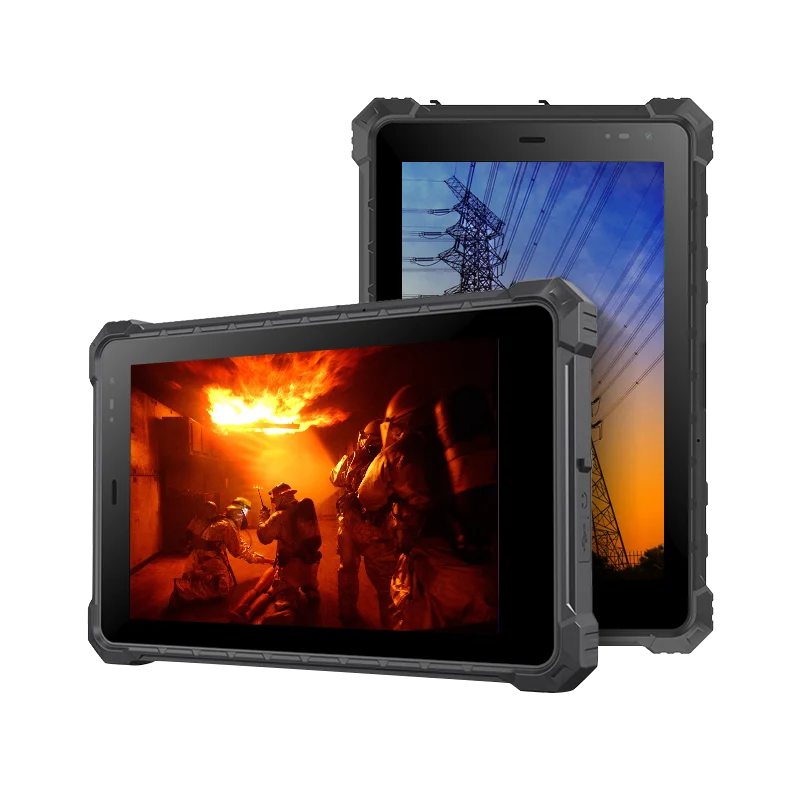 Фото Прочный промышленный планшет CENAVA W80N 8 дюймов, Windows 10, N5100 Quad Core, GPS, 10-точечный сенсорный экран, промышленный ПК, защищенный планшет с RJ45 №2