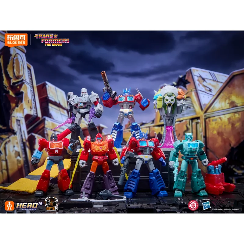 Оригинальные игрушки-сюрпризы Blokees Transformers: Оптимус Прайм (светящаяся версия V5), Мегатрон, сборная модель, Родимус, таинственная коробка (art.: 3920db5ff149e) - 3920db5ff149e