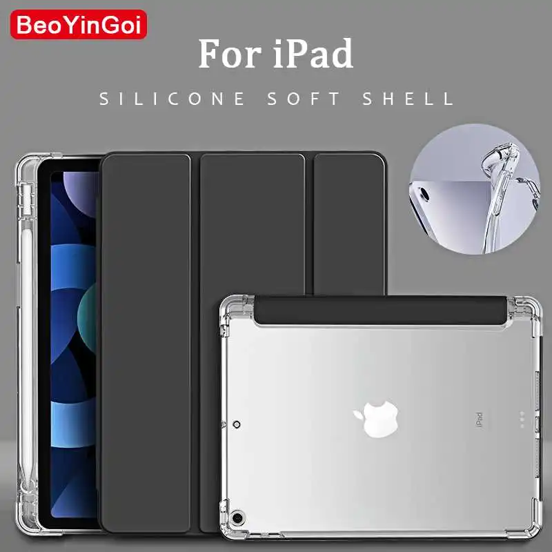 

BeoYinGoi Transparent Smart Case For iPad Mini 5 2019 4 Tablet Case Cover