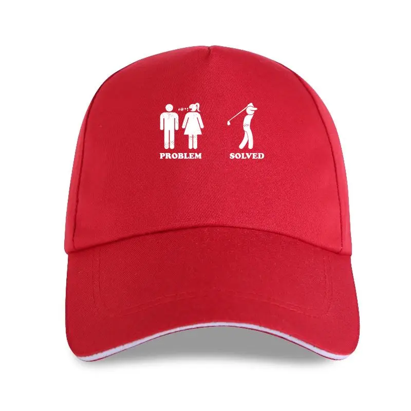 

2022 Problem Solved Golfer Joke Golfer Golfing Humour Funny Birthday Gift Cotton Men Baseball Cap