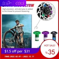 12pcs m5x9mm disk brake rotor bolts steel t25 bike bicycle brakes disc screws stainless steel bicycle components parts accessory