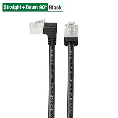 Patchtek Cat6A 90-градусный Ethernet-кабель RJ45