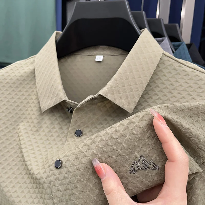 

Brand Clothing Men's Summer Casual Short Sleeve Polo Shirts/Male Slim Fit High Quality Business T-shirts Fashion Polo Shirts