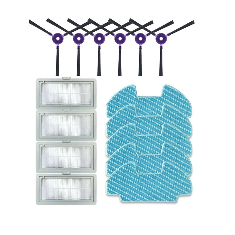 

For Midea VCR08 MR09 I5 Vacuum Cleaner Replacement Parts Roller Soft Main Side Brush Filter Mop Cloth Rag