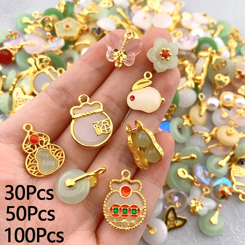 30/50/100 шт. подвески в китайском стиле