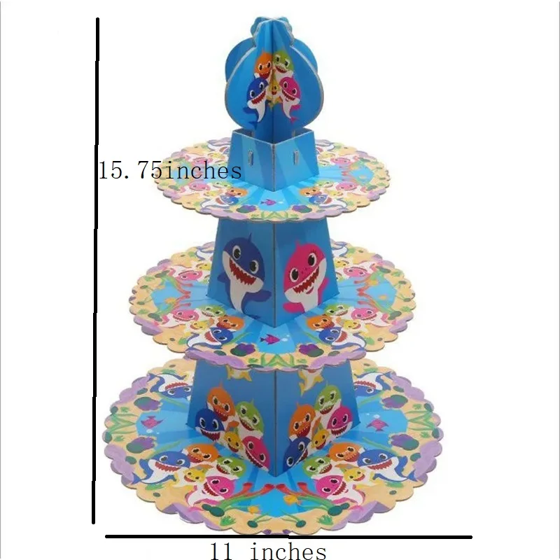 Новинка милая посуда с изображением океана и акулы детский воздушный шар