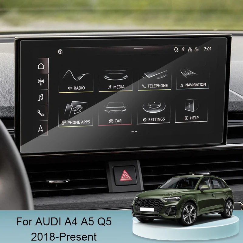 

Автомобильная термополиуретановая пленка для приборной панели для AUDI A4 A5 Q5 2018-настоящее время GPS навигационная экранная Пленка стеклянная Защитная пленка для экрана автомобильные аксессуары