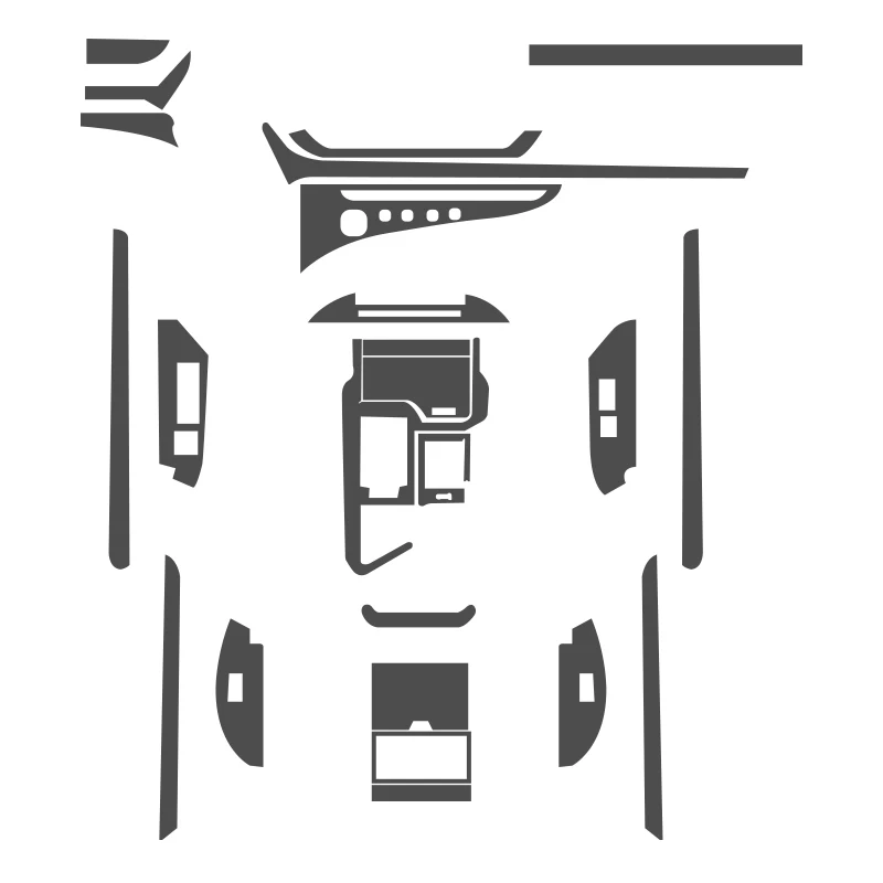 

ТПУ для Lexus ES ES200, ES250, ES300, GS, GS300, GS450H, прозрачная пленка автомобильная наклейка для внутреннего интерьера, центральное управление дверью, Возд...