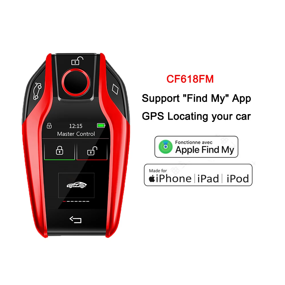 

Универсальный модифицированный дистанционный смарт-ключ автомобиля CF618 с ЖК-дисплеем для BMW Benz Audi Kia Ford Jaguar Land Rover Porsche Lexus Hyundai Nissan VW