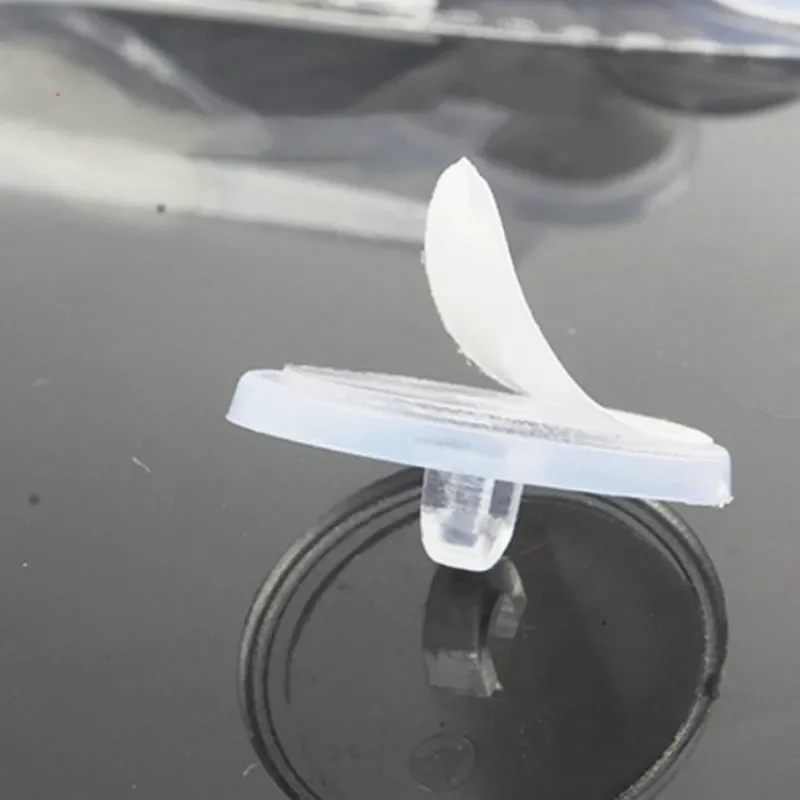 

Transparent Strong Hook Self Adhesive Christmas Seamless Hanging Flag Hooks Round Small Disc Wall Storage Organization
