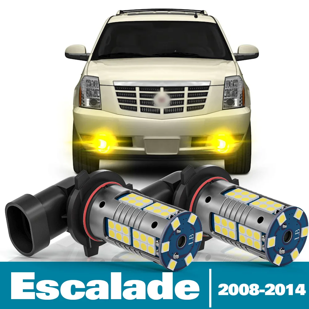 2pcs LED Fog Light For Cadillac Escalade Accessories 2008 2009 2010 2011 2012 2013 2014