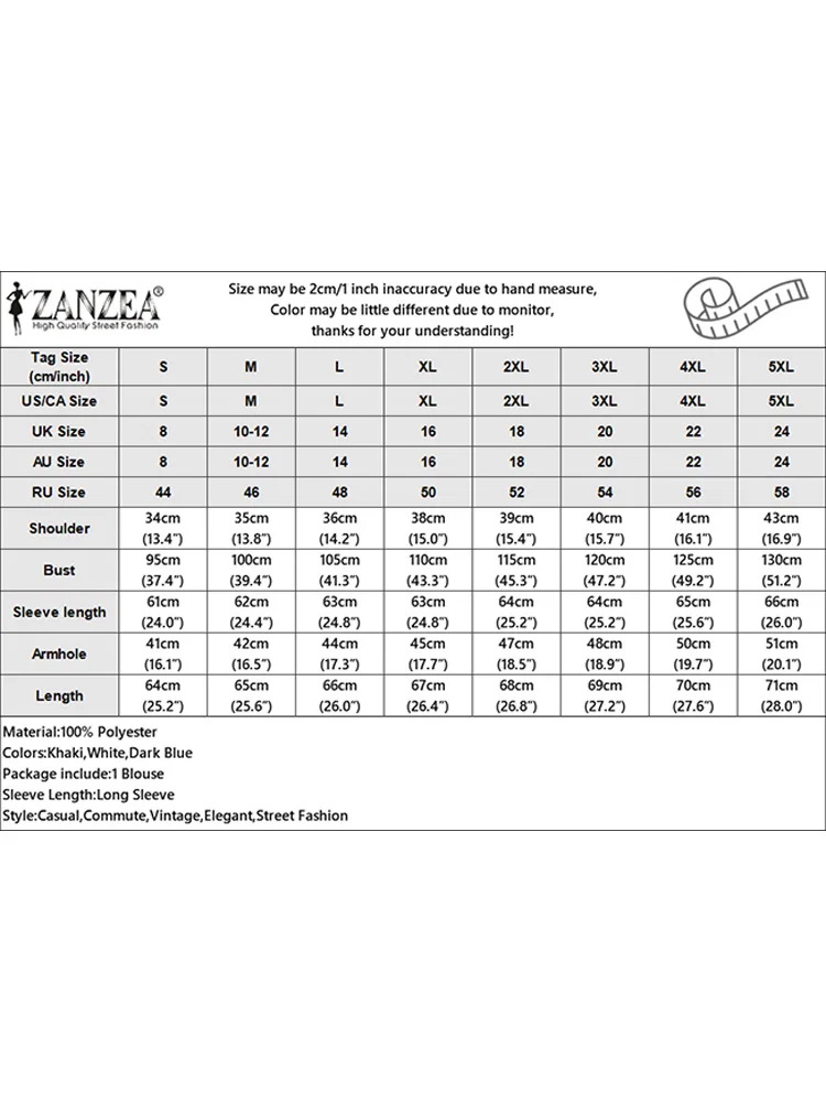 ZANZEA простые блузки из текстурированной ткани с круглым вырезом 2024 женские