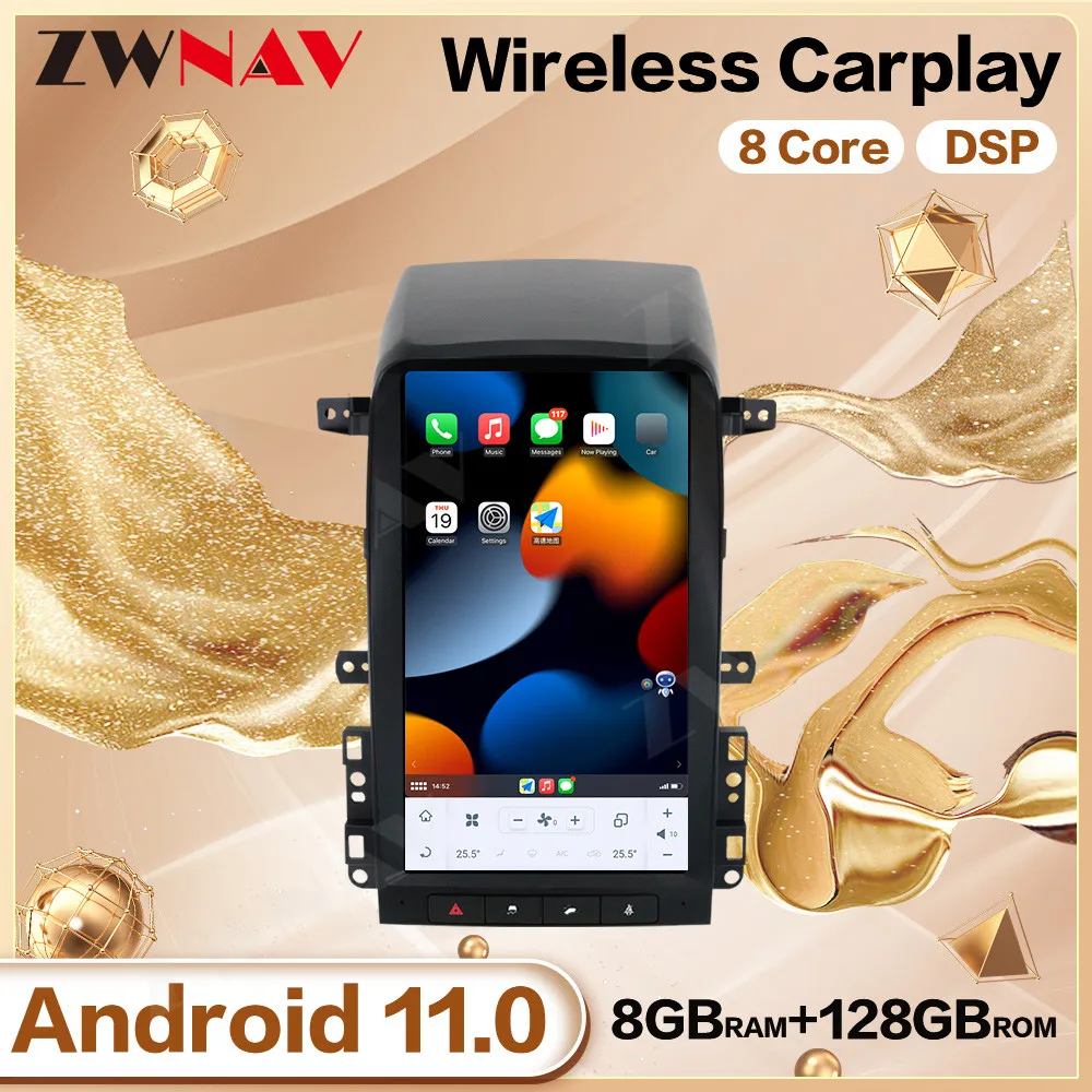 

8G 128G Tesla Screen Android 11 Multimedia Player For Chevrolet Captiva 2008-2012 Car GPS Navi Audio Radio Auto Stereo Head Unit