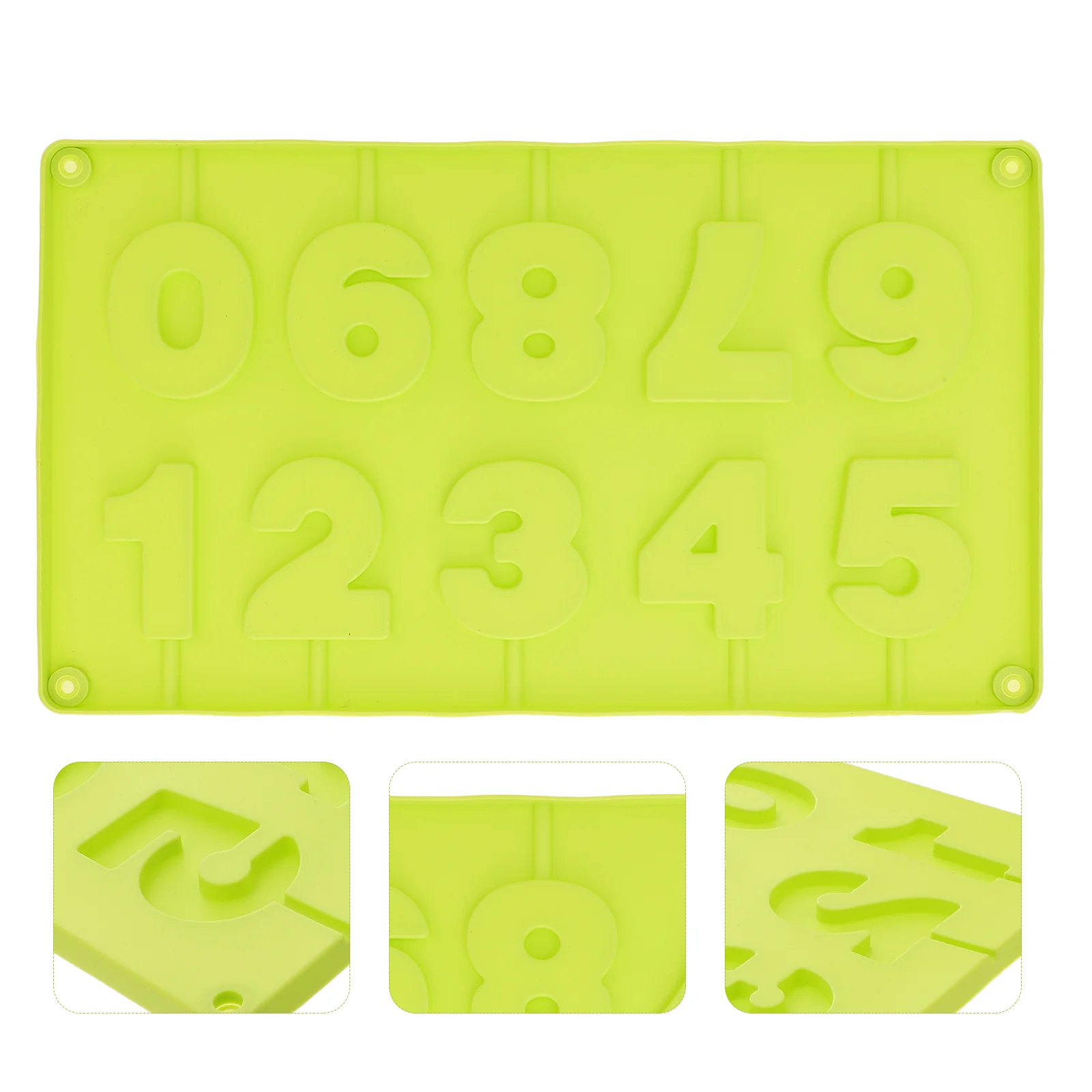 Купи Mold Number Silicone Molds Chocolate Baking Pendant Cake Resin Decorating Mould Dessert Moulds Casting Numerals Hanging Candy за 551 рублей в магазине AliExpress