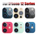 Металлические протекторы для объектива камеры для IPhone 12 Mini Pro Max, Ультратонкий защитный чехол для камеры iPhone12