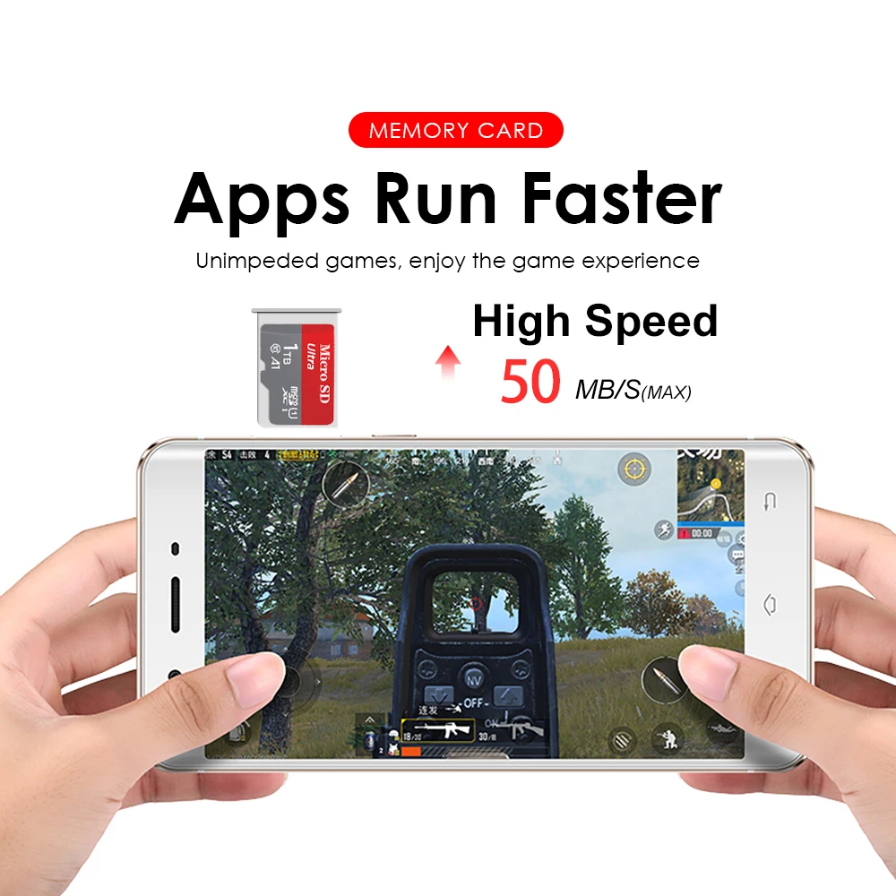 new 2022 micro sd card 1tb high speed micro sdtf flash card memory card 128 64gb microsd for phonecomputercamera free shiping free global shipping