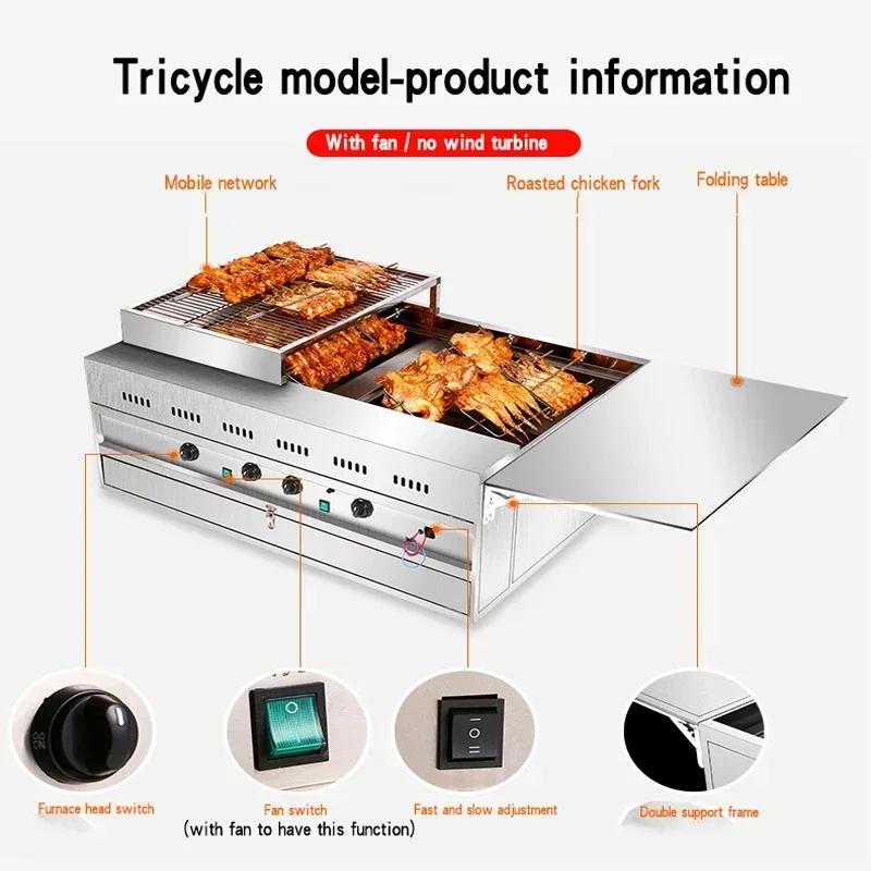 Автоматическая роторная духовка для курицы газовая автоматическая