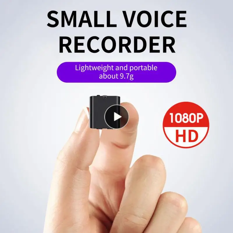 

Aluminum Alloy Body 30 Days Standby Voice Control Recorder Black Recording Pen Automatically Save Professional Recorder Mini