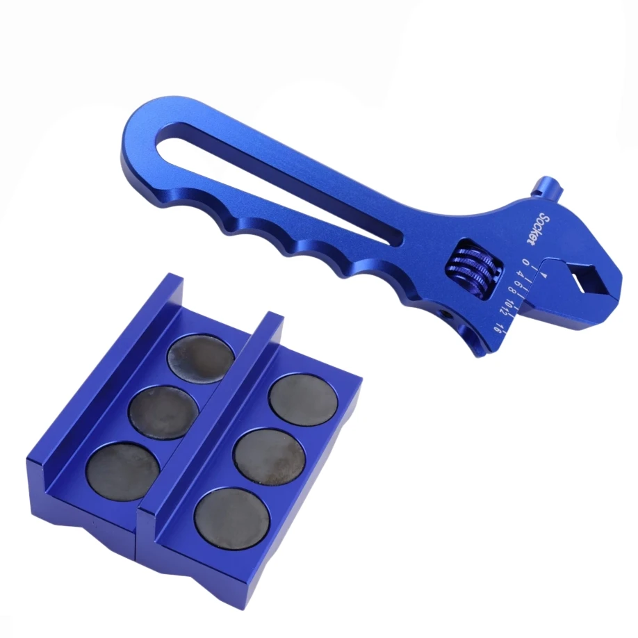 

Алюминиевый разводной гаечный ключ + вставки с тисками для концевого фитинга топливного шланга