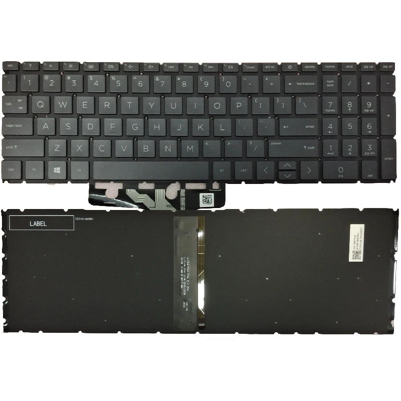 

New Laptop English Keyboard For HP Pavilion 15-EG 15-EH TPN-Q246 TPN-Q245 US Keyboard With Backlit