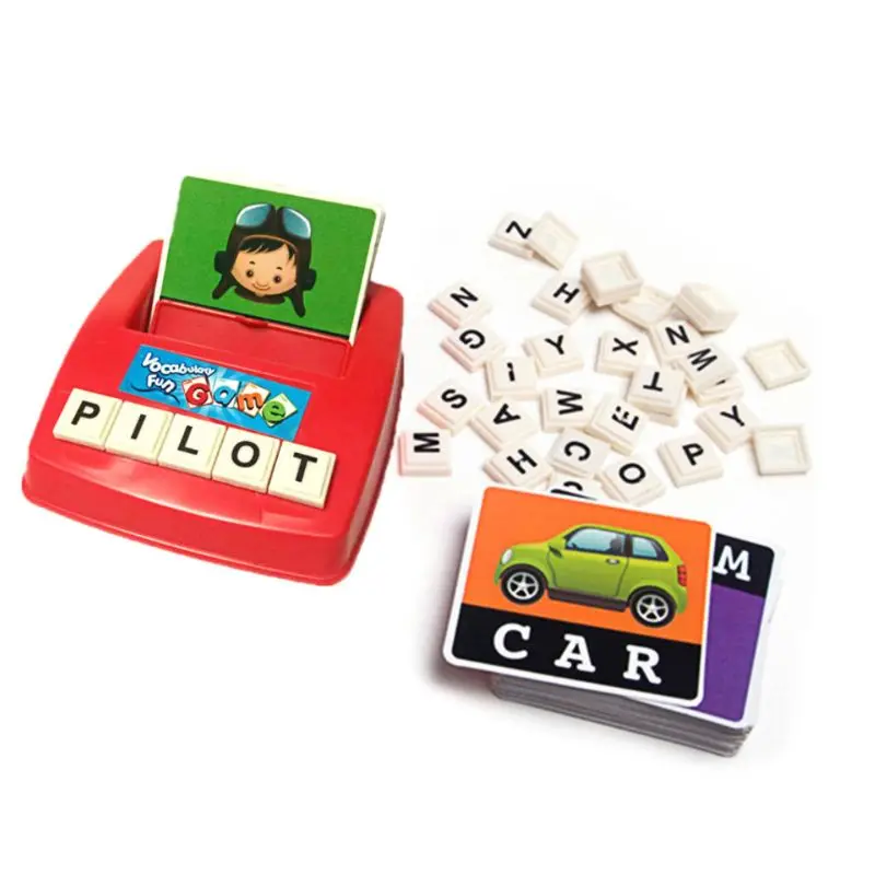 

Q0KB Spelling Game English Letter Early Learning Educational Children Toy