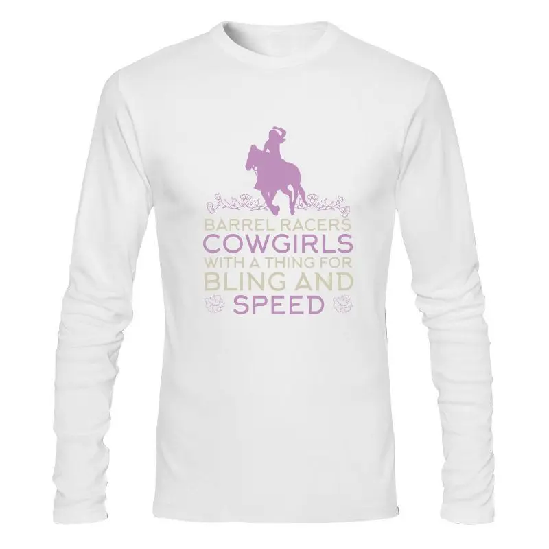 

Man Clothing Design Barrel Racing For Rodeo Girl Western Rodeo Gift T-Shirt Man Woman
