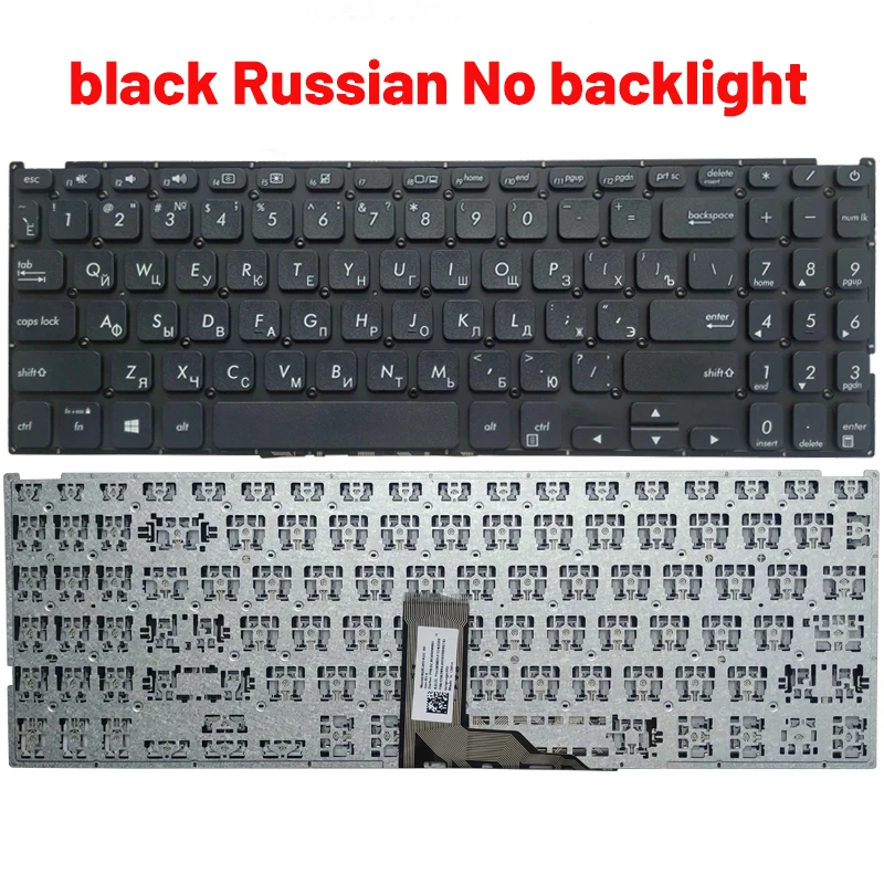 НОВИНКА для ASUS X512 X512FA X512DA X512UA X512UB Русская/США/латинская клавиатура ноутбука