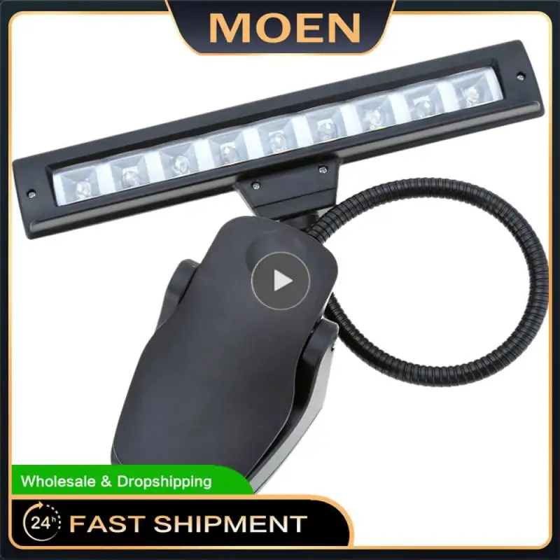 

Easy Clip Lamp Clip-on Book Lights Flexible 9led Childrens Student Desk Lamp Foldable Dimmable Led Clip Table Lamps Home Decor