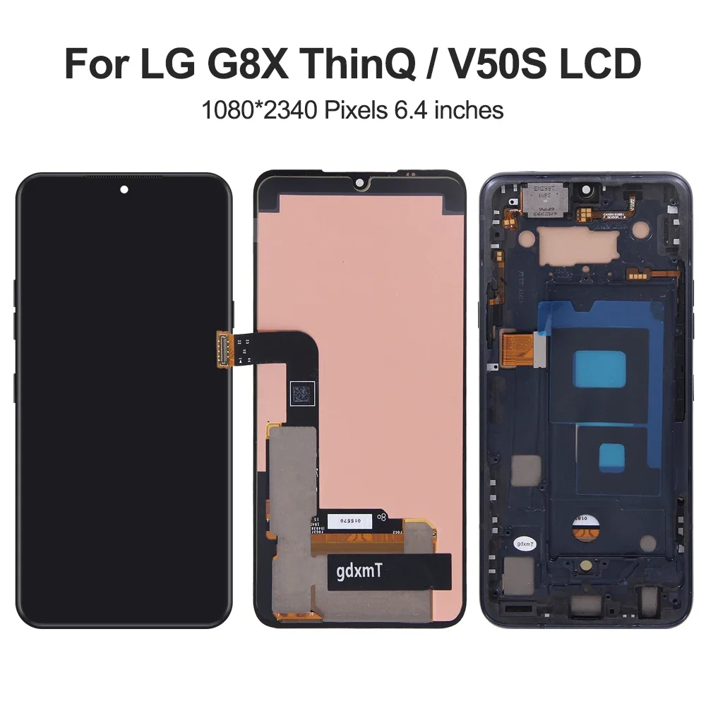 Для LG V50S ThinQ 5G 6 4 ''для G8X LM-V510N LM-G850 LM-G850NLCD Замена дигитайзера сенсорного экрана