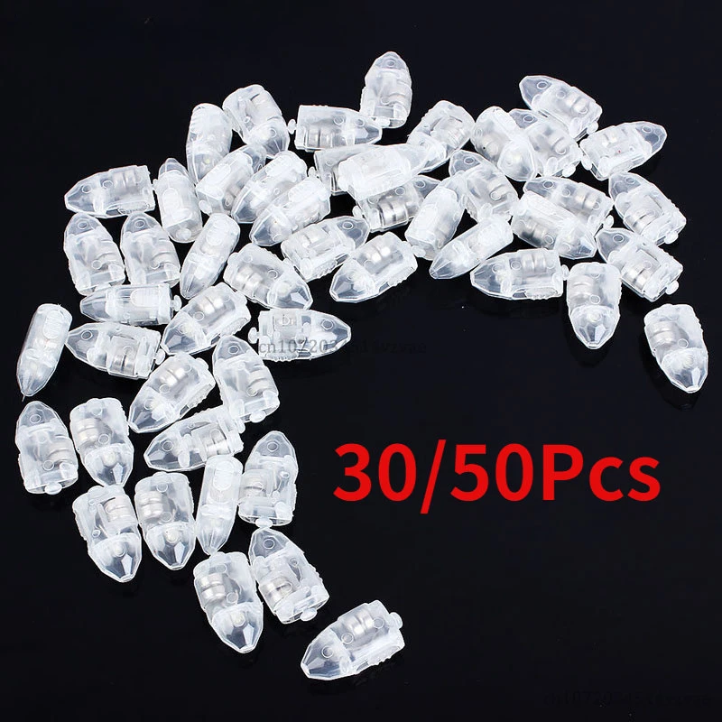 

Светодиодная лампа для свадьбы, 50 шт., бумажные фонари, светодиодный воздушный шар, белая лампа, дневной фонарь на День святого Валентина, светильник, водонепроницаемая