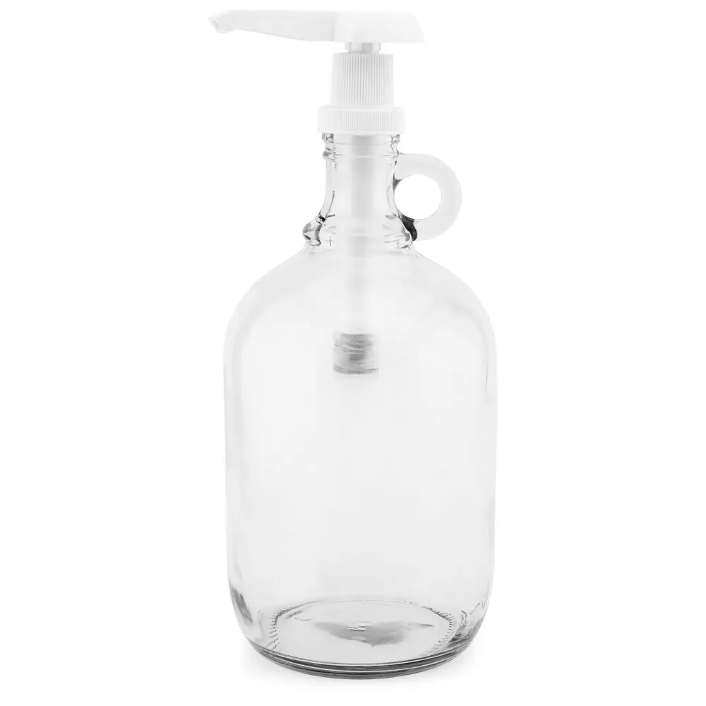 

64 Ounce / Half Gallon Glass Dispenser Bottle, 64oz Jug with