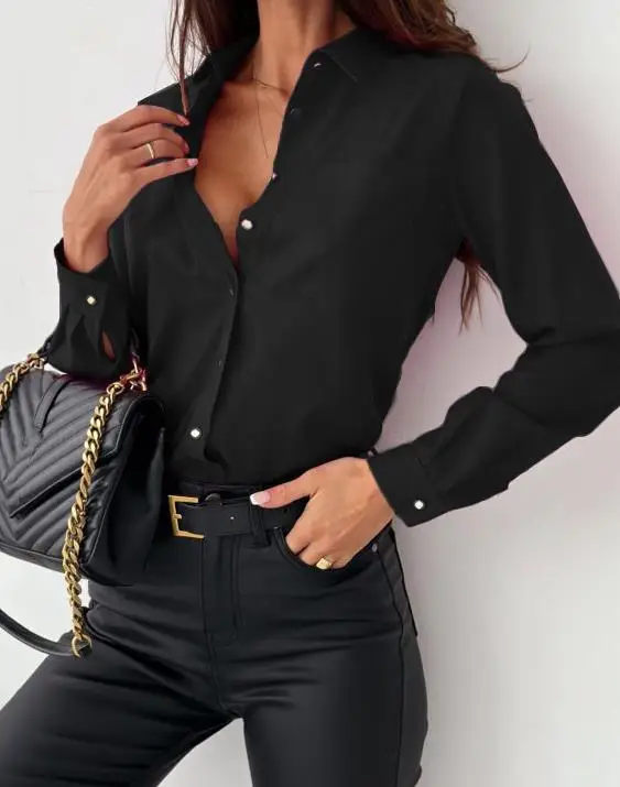Рисунок 5 - Женская элегантная Однотонная рубашка
