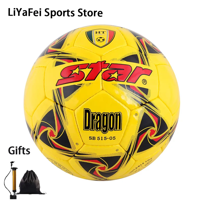 SB515 Star Size 4 5 Footballs Adults Youth Dragon Standard Match Training Soccer Balls Outdoor Indoor Football Free Gifts