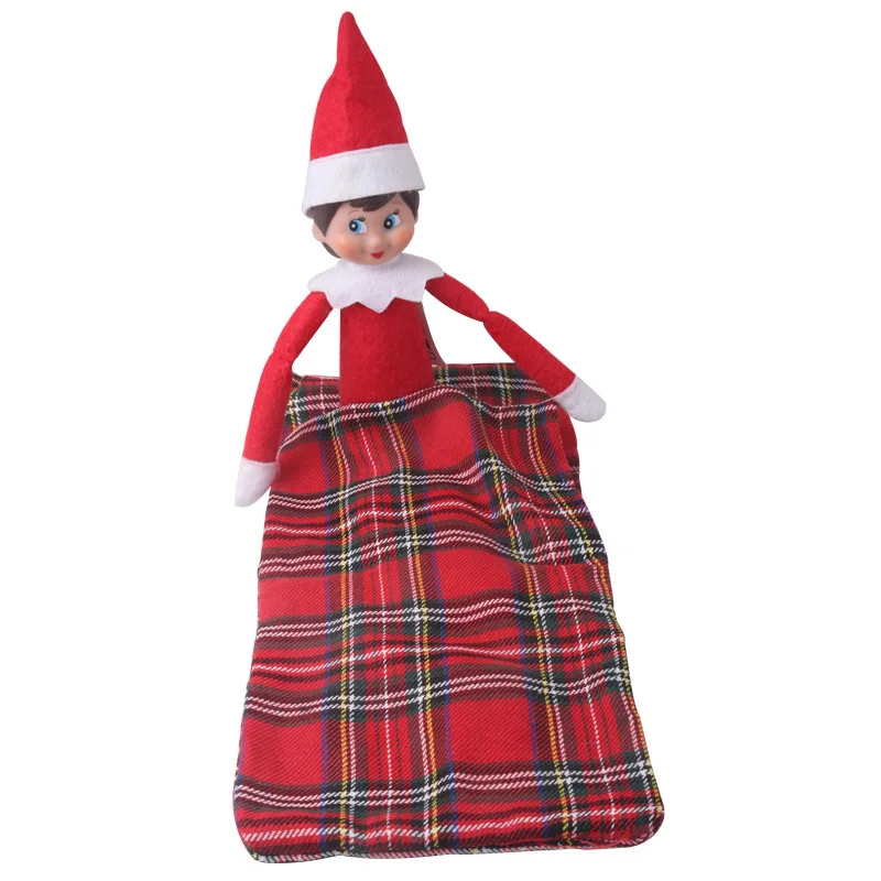 

Cute Christmas blanket Clothes For elf on the shlf Elves Christmas Dolls Accessories Gifts toy