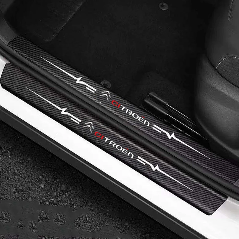 Фото Автомобильная наклейка на порог двери для Citroen C4 C5 C3 C-ELYSEE C1 C2 C4L C6 C8 VTS Xsara C-Crosser Berlingo Jumpy Nemo №4