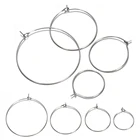 Серьги-подвески из нержавеющей стали, 20-40 мм, 100 шт.