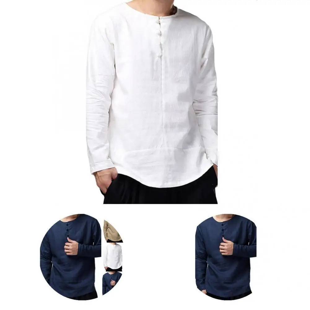 

Knot Good Colorfast Men Shirt Crew Neck Spring Top Pullover for Dating