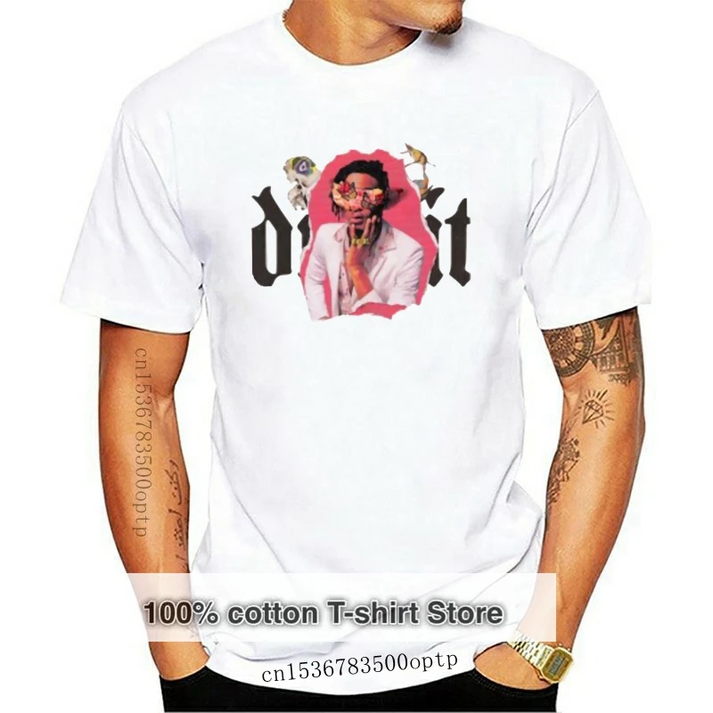 

641 PLAYBOI CARTI Die Lit Album Rap Hip Hop Men's White T-Shirt