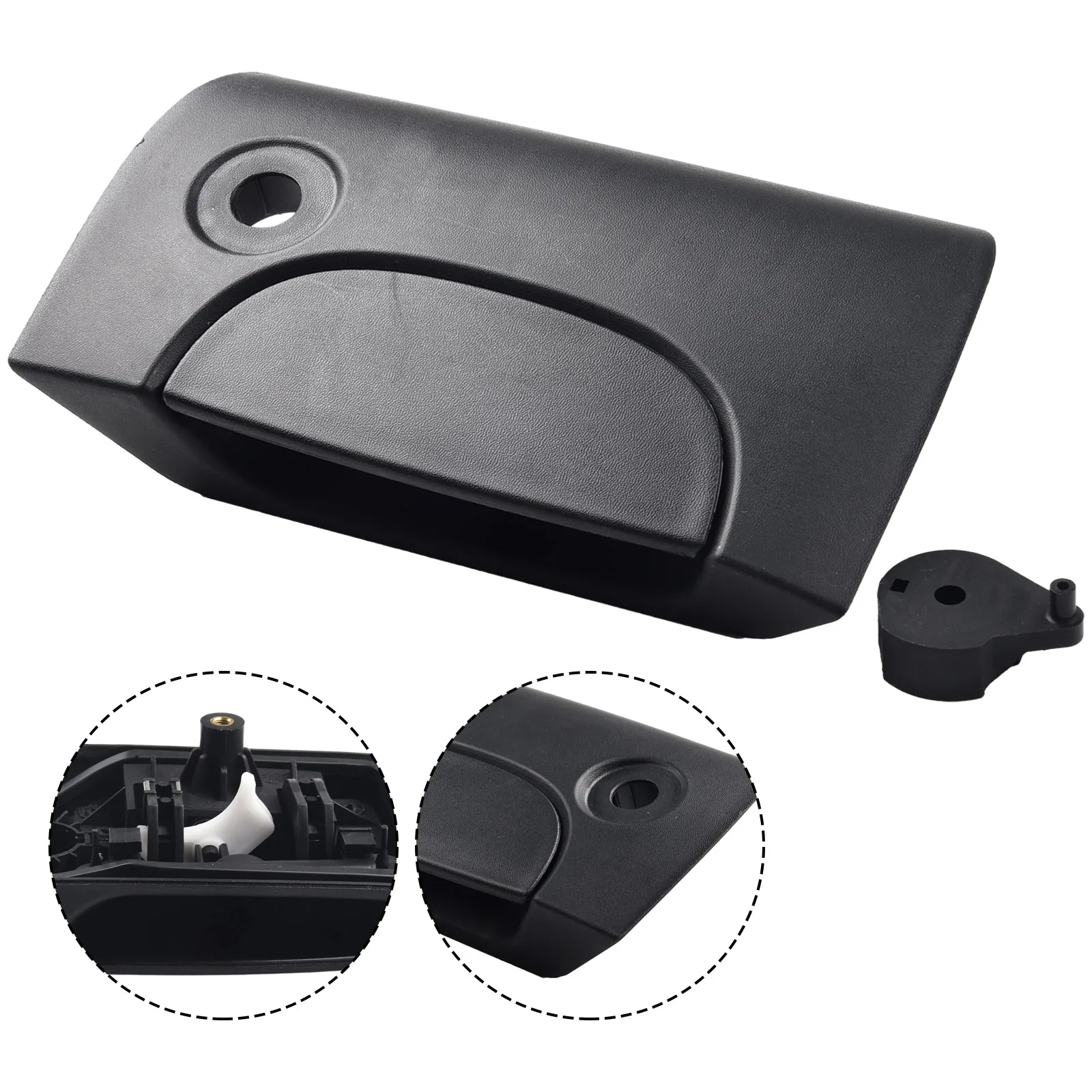 Ручка двери багажника 7700303588 Черные автомобильные аксессуары прямая замена