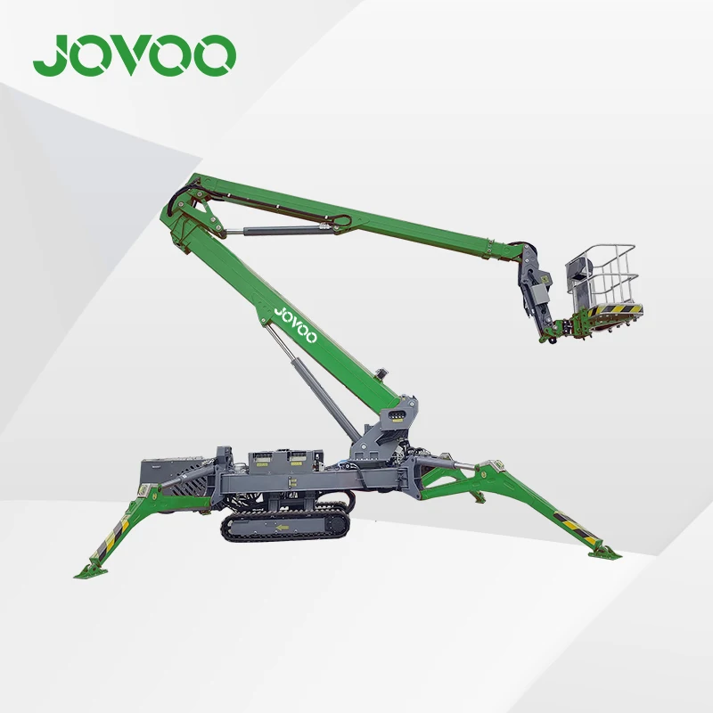 

MORN 8m-28m Tracked Trailer Towable Cherry Picker Crawler Spider Boom Lift Tracked boom lift for Aerial Work Platform