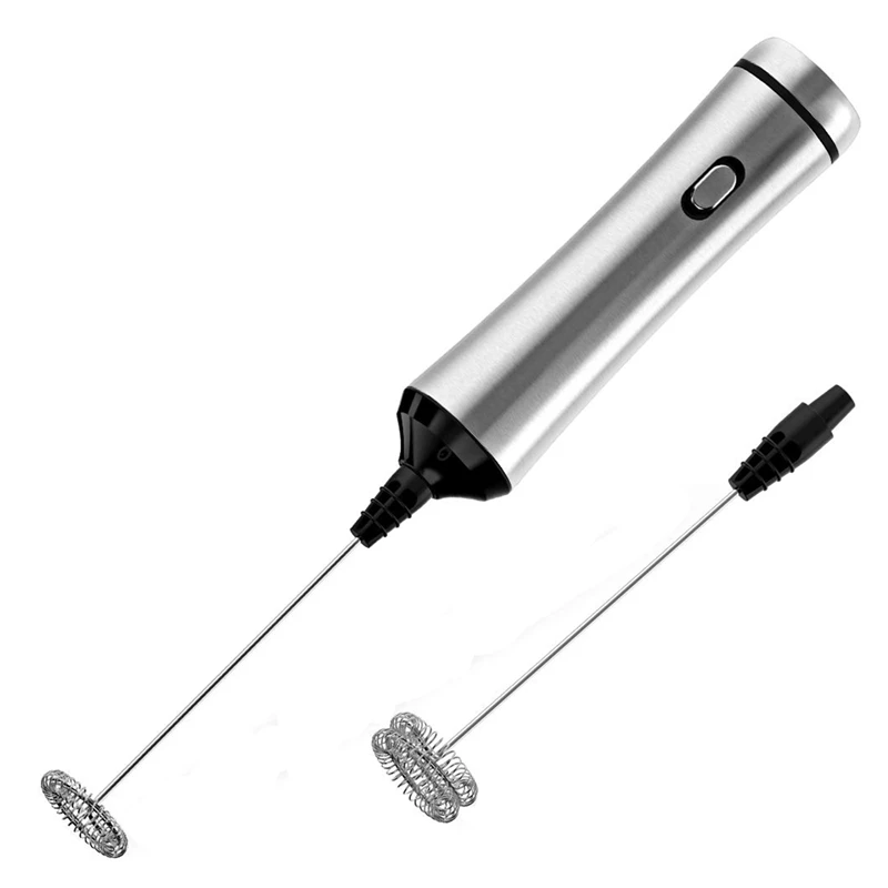 

Rechargeable Milk Frother, Electric Handheld Foam Maker High Torque Motor, Whip Foamer Drink Mixer For Coffee Art, Cappuccino, H