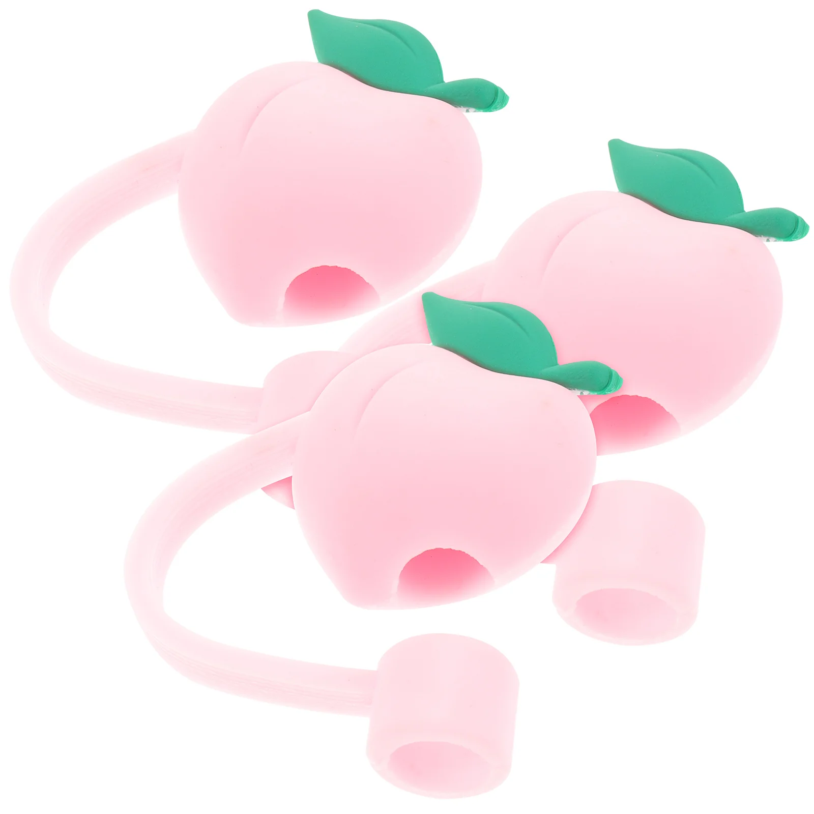 

Straw Cap Cover Tips Cute Covers Drinking Plug Silicone Protector Topper Caps Markers Decoration Identifier Reusable Decorative