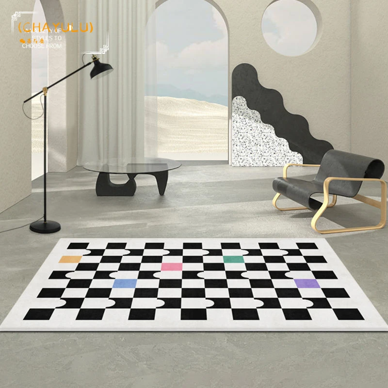 

CHAYULU Geometry Carpet In The Living Room Bedroom Decoration Entrance Door Mat Rugs Kids Carpet Floor Mat Area Rug Large Modern