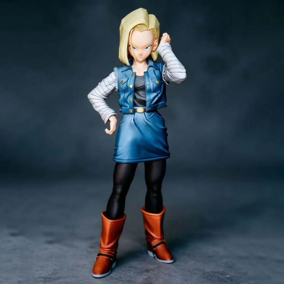 Фото Коллекционная фигурка VF Statue Anime Dragon Ball Z Андроид 18, 28 см/11,02 дюйма, ПВХ, модель для коллекции, игрушка, подарок №1